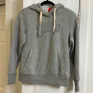 PUMA Light Grey Hoodie Size M